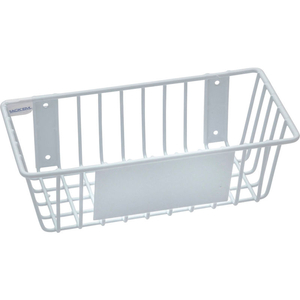 RACK'EM MOUNT ANYWHERE WIRE BASKET 12"W X 6"D X 4"H WHITE by Horizon Mfg Enterprises, Inc