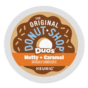 NUTTY PLUS CARAMEL K-CUP, 0.34 OZ, 24/BOX by The Original Donut Shop