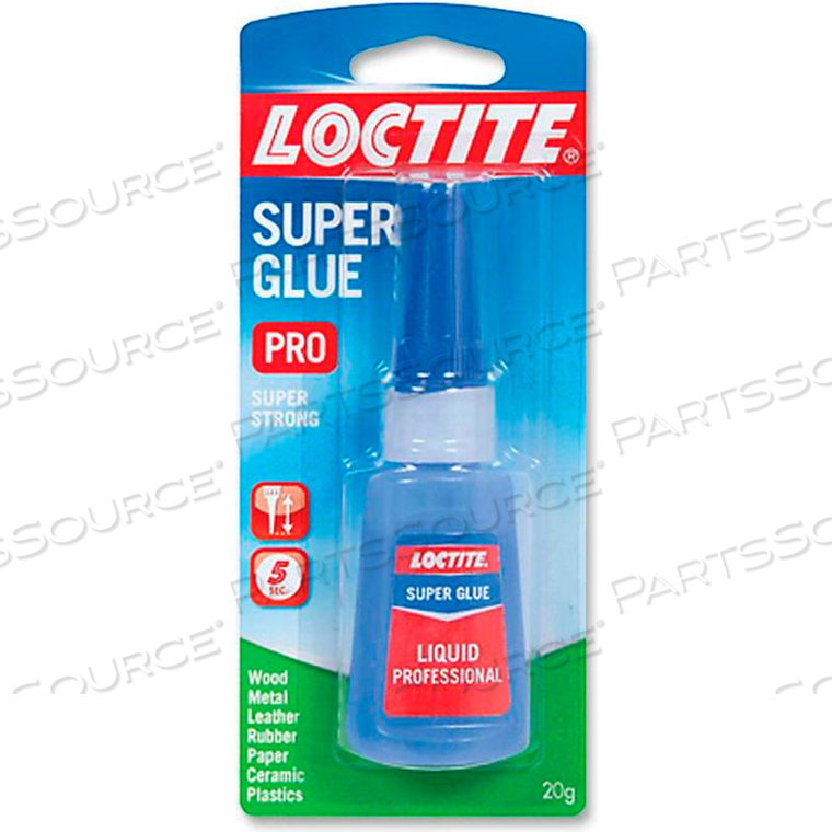SUPER GLUE, LIQUID PROFESSIONAL, FAST SET, .71 OZ., CLEAR by Loctite Brand
