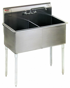 UTILITY SINK 430 STAINLES STEEL 28 IN W by Eagle Group