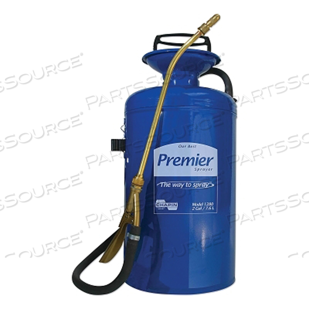 PREMIER PRO TRI-POXY STEEL SPRAYER, 2 GAL, 12 IN EXTENSION, 42 IN HOSE by Chapin International PREMIER PRO TRI-POXY STEEL SPRAYER, 2 GAL, 12 IN EXTENSION, 42 IN HOSE by Chapin International