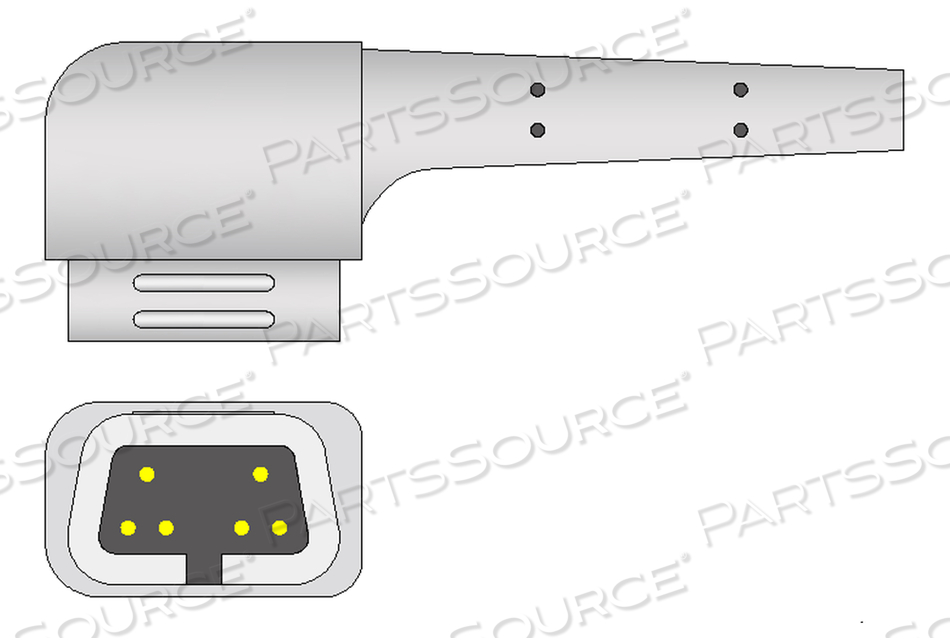 ADULT FINGER (CLIP) REUSABLE SENSOR 10 FT. ADULT FINGER (CLIP) REUSABLE SENSOR 10 FT.