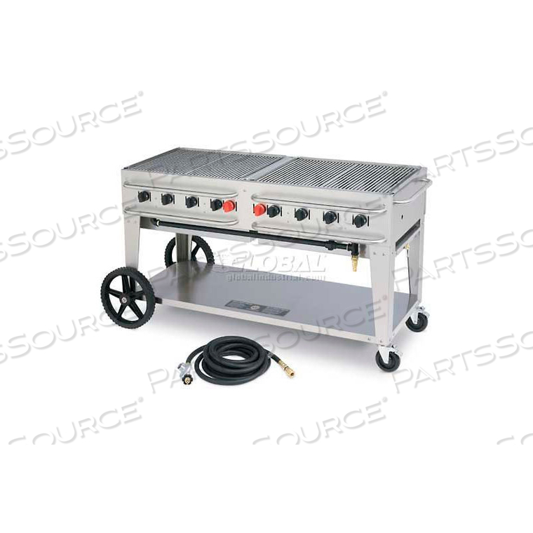 RENTAL MOBILE GRILL 60" LP - SINGLE INLET - RCB-60-SI 