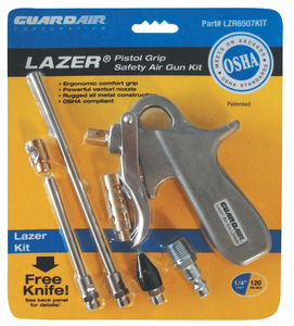 AIR GUN KIT PISTOL GRIP ALUMINUM by Guardair