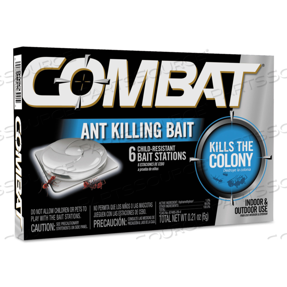 COMBAT ANT KILLING SYSTEM, CHILD-RESISTANT, KILLS QUEEN AND COLONY by Combat COMBAT ANT KILLING SYSTEM, CHILD-RESISTANT, KILLS QUEEN AND COLONY by Combat