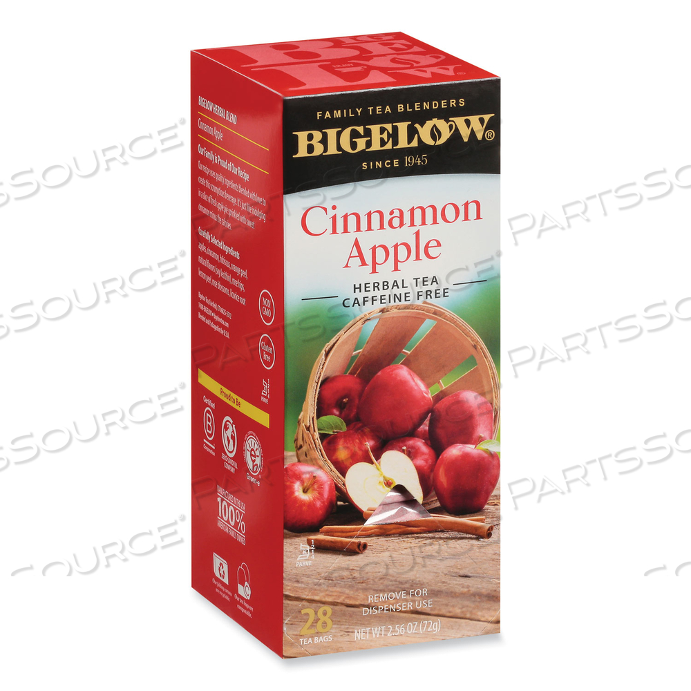APPLE CINNAMON HERBAL TEA, 0.09 TEA BAG by Bigelow APPLE CINNAMON HERBAL TEA, 0.09 TEA BAG by Bigelow