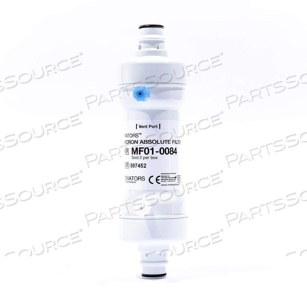 FILTER, ABSOLUTE BACTERIAL RETENTIVE, WATER, COLDER, ABS, 0.2µM PORE SIZE, FOR ADVANTAGE PLUS® PASS-THRU AUTOMATED ENDOSCOPE REPROCESSOR by Medivators (Cantel Medical) (now STERIS)