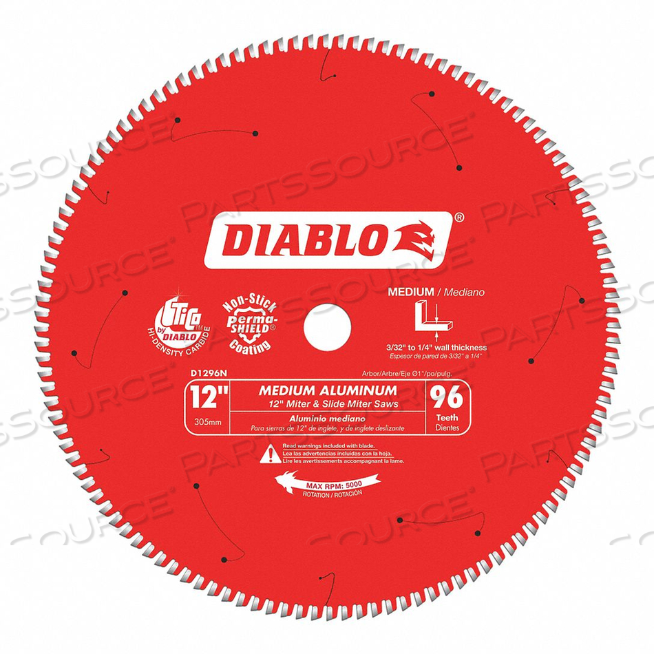 CIRCULAR SAW BLADE BLADE DIA 12 IN. by Diablo CIRCULAR SAW BLADE BLADE DIA 12 IN. by Diablo