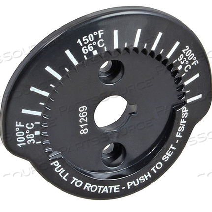 PLATE, THERMOSTAT INDICATOR 100 - 200F by Server Products, Inc.