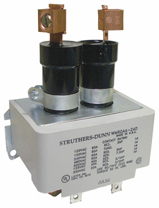 MERCURY CONTACTOR DPST 60A 240VAC by Struthers-Dunn