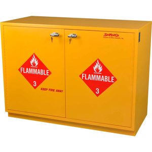 24 GALLON, UNDER-THE-COUNTER FLAMMABLE CABINET, LEFT HINGE, SELF-CLOSING, 23"W X 22"D X 35-1/2"H by Scimatco