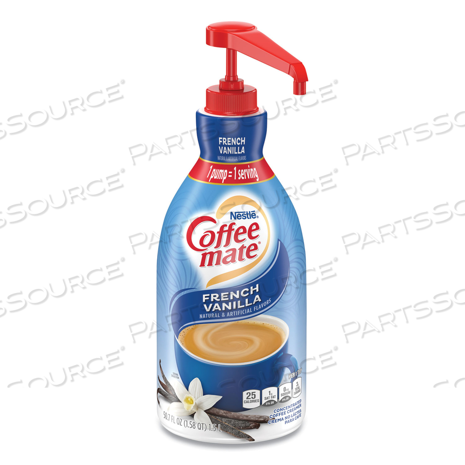 LIQUID COFFEE CREAMER, FRENCH VANILLA, 1500ML PUMP BOTTLE by Coffee-Mate