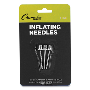 NICKEL-PLATED INFLATING NEEDLES FOR ELECTRIC INFLATING PUMP by Champion Sports