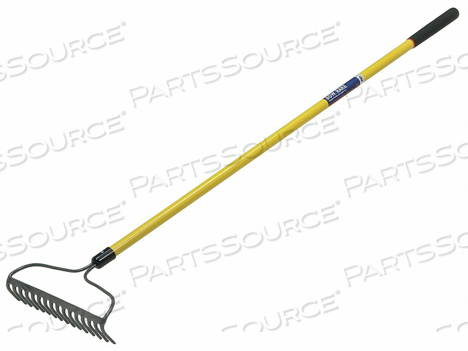 BOW RAKE STEEL 16 IN. FIBERGLASS HANDLE by Ability One