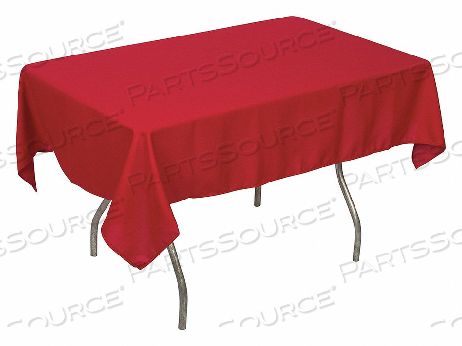 TABLECLOTH RECTANGLE 52X70IN RED 