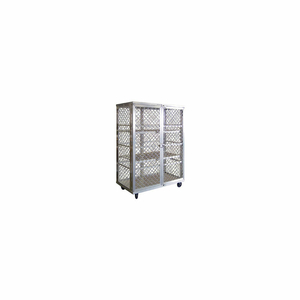 ALUMINUM AMPLIMESH SECURITY CAGE TRUCK 49 X 26-3/4 X 71 by New Age Industries