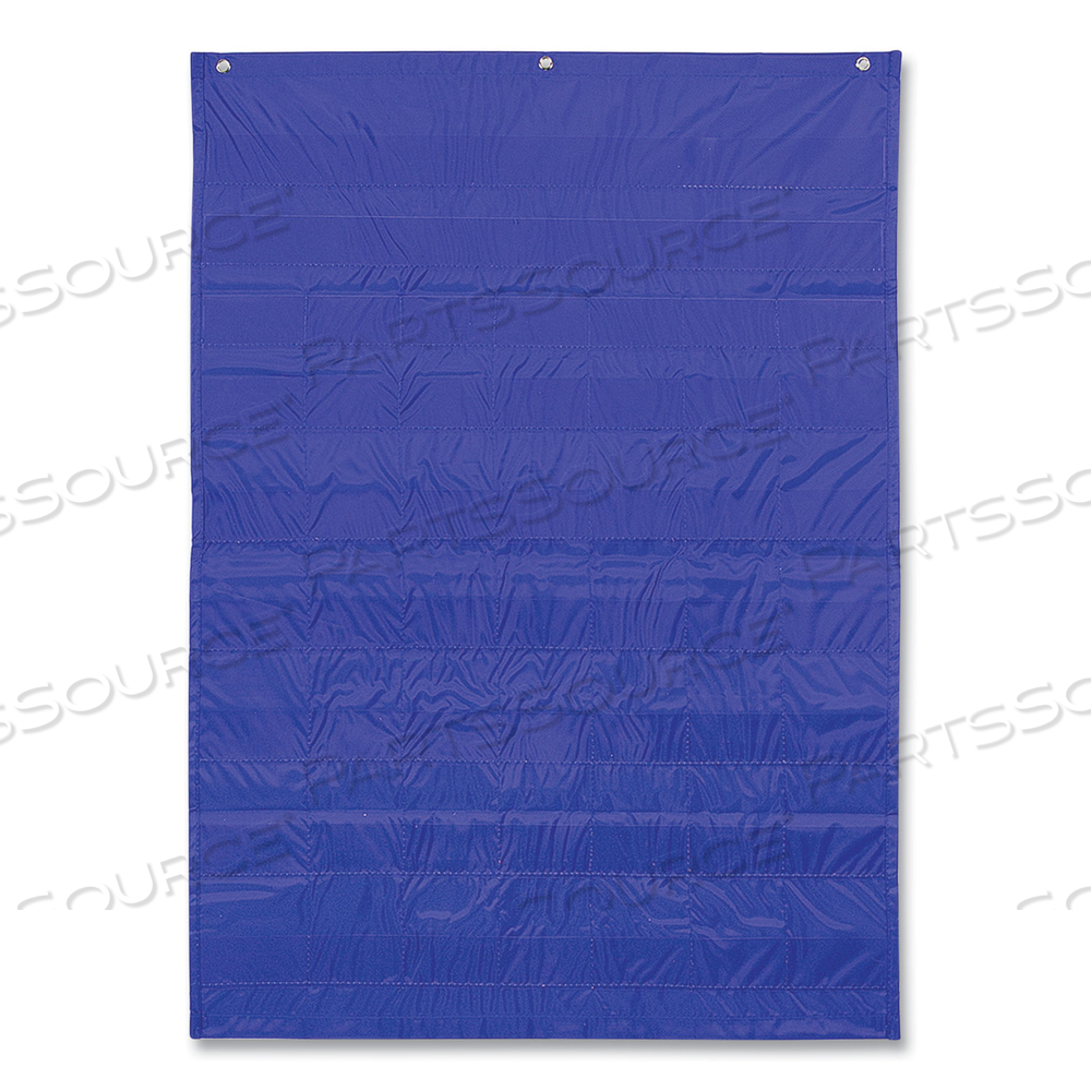 COMPLETE CALENDAR AND WEATHER POCKET CHART, 51 POCKETS, 26 X 37.25, BLUE by Carson-Dellosa Publishing