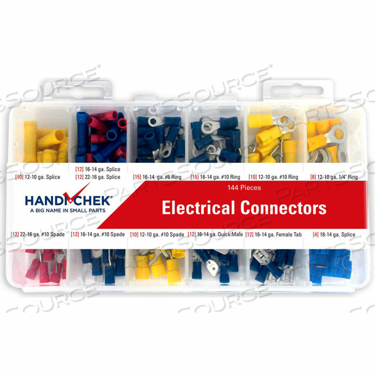 ELECTRICAL CONNECTOR ASSORTMENT 144 PIECE by Flint Hills Trading ELECTRICAL CONNECTOR ASSORTMENT 144 PIECE by Flint Hills Trading