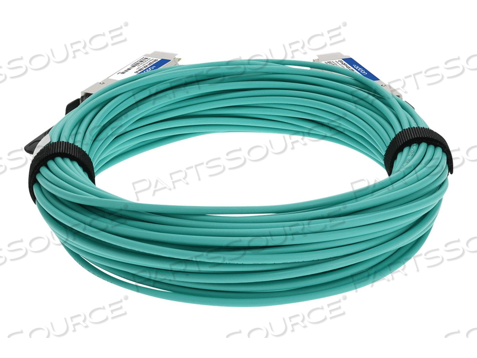 ADDON, 40GBASE-AOC DIRECT ATTACH CABLE, TAA COMPLIANT, QSFP+ TO QSFP+, 20 M, FIBER OPTIC, ACTIVE by ADDON ADDON, 40GBASE-AOC DIRECT ATTACH CABLE, TAA COMPLIANT, QSFP+ TO QSFP+, 20 M, FIBER OPTIC, ACTIVE by ADDON
