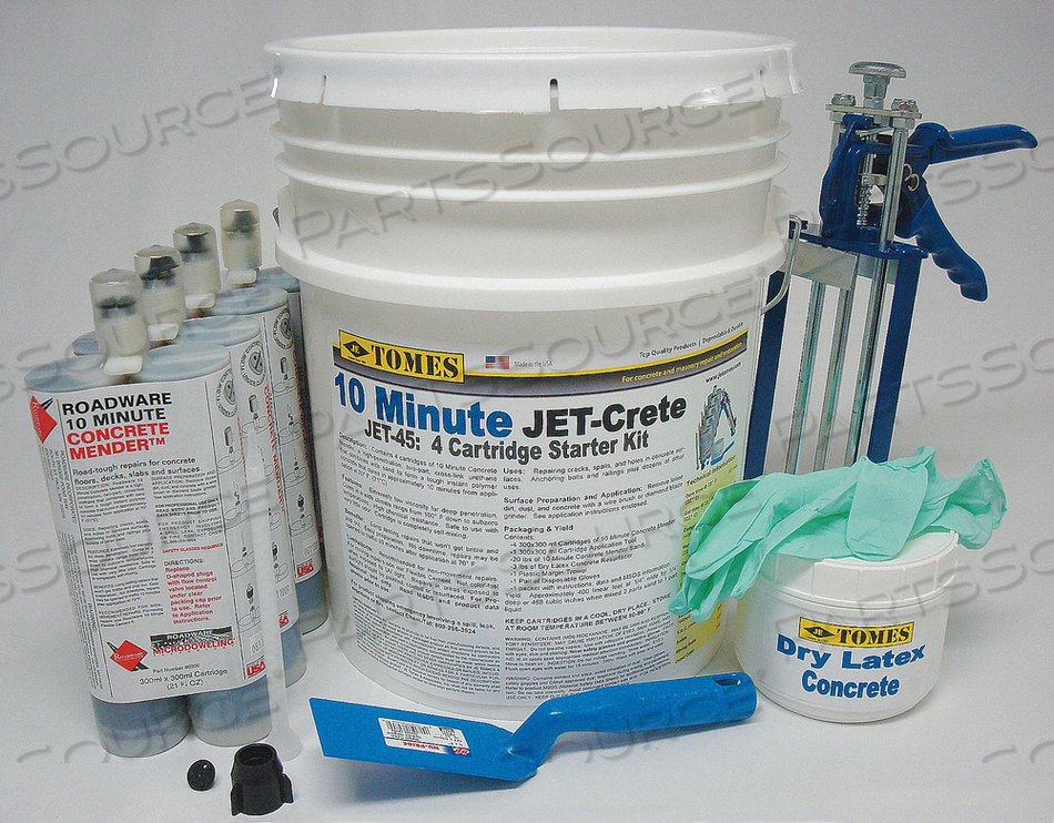 CRACK REPAIR 4 CARTRIDGE KIT PAIL by JE Tomes CRACK REPAIR 4 CARTRIDGE KIT PAIL by JE Tomes