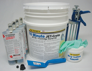 CRACK REPAIR 4 CARTRIDGE KIT PAIL by JE Tomes