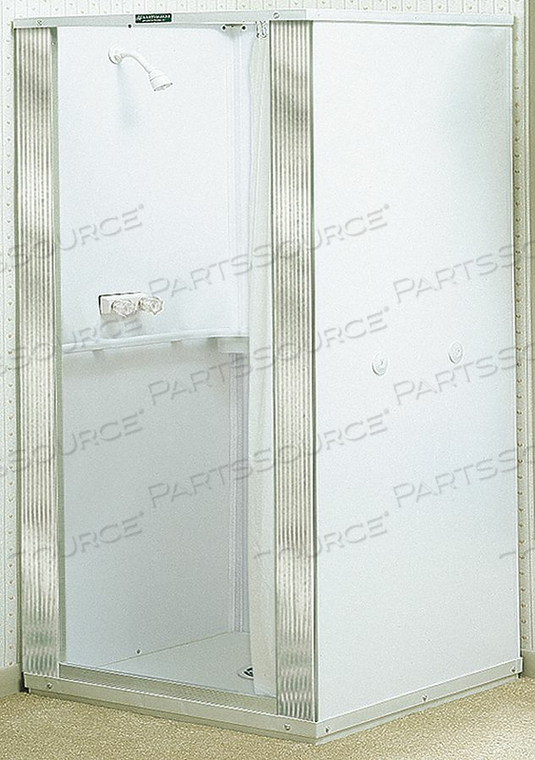 SHOWER STALL FREE STANDING MNPT 74 3/4 H by Mustee SHOWER STALL FREE STANDING MNPT 74 3/4 H by Mustee