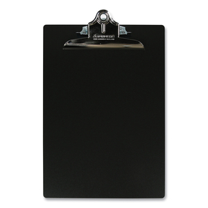 ALUMINUM CLIPBOARD, 1" CLIP CAPACITY, HOLDS 8.5 X 11 SHEETS, BLACK by Saunders