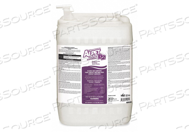 LIQUID SANITIZER 5 GAL.PAIL by Best Sanitizers Inc.