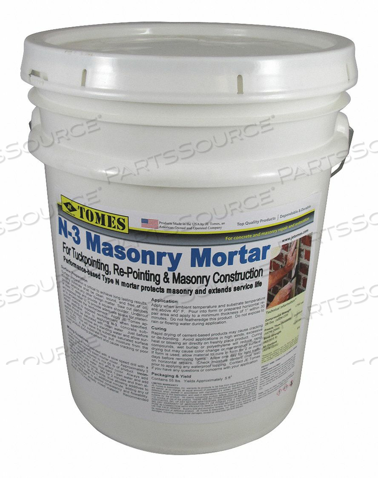 MASONRY MORTAR JOINT FILLERS GRAY by JE Tomes MASONRY MORTAR JOINT FILLERS GRAY by JE Tomes