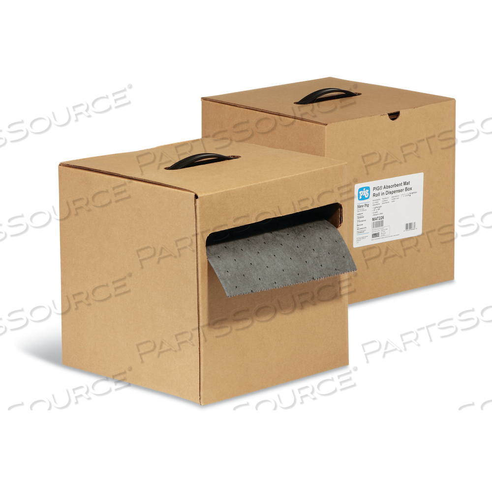 PIG ABSORBENT MAT ROLL IN DISPENSER BOX by New Pig Corporation