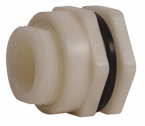 BULKHEAD FITTING 2 IN POLY FPM by Hayward BULKHEAD FITTING 2 IN POLY FPM by Hayward