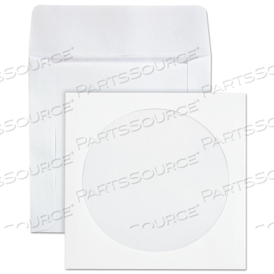 CD/DVD SLEEVES, 1 DISC CAPACITY, WHITE by Quality Park Products CD/DVD SLEEVES, 1 DISC CAPACITY, WHITE by Quality Park Products