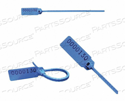 PULL TIGHT STAMP SEAL BLUE 5-1/2 PK250 by ELC Security Products