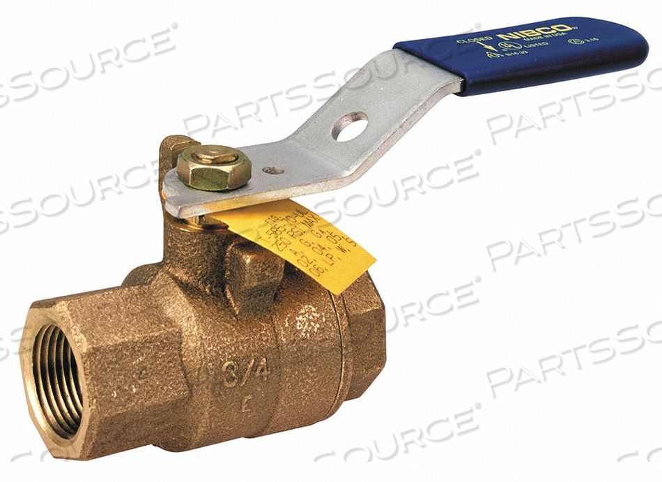 BRONZE BALL VALVE INLINE FNPT 3/4 IN by Nibco BRONZE BALL VALVE INLINE FNPT 3/4 IN by Nibco