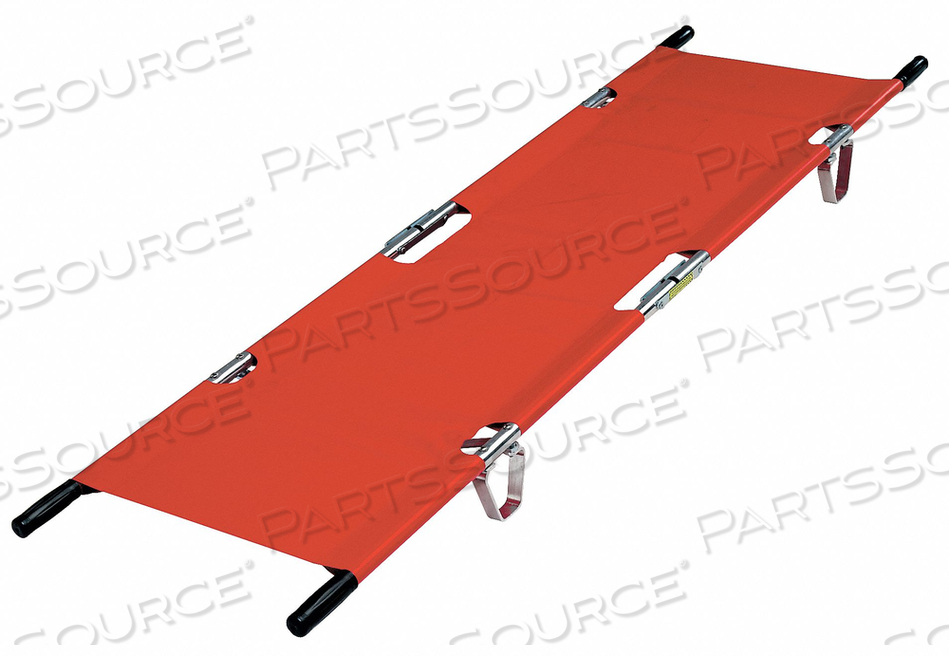 FOLDING STRETCHER 350 LB. 81 IN. ORANGE by Ferno