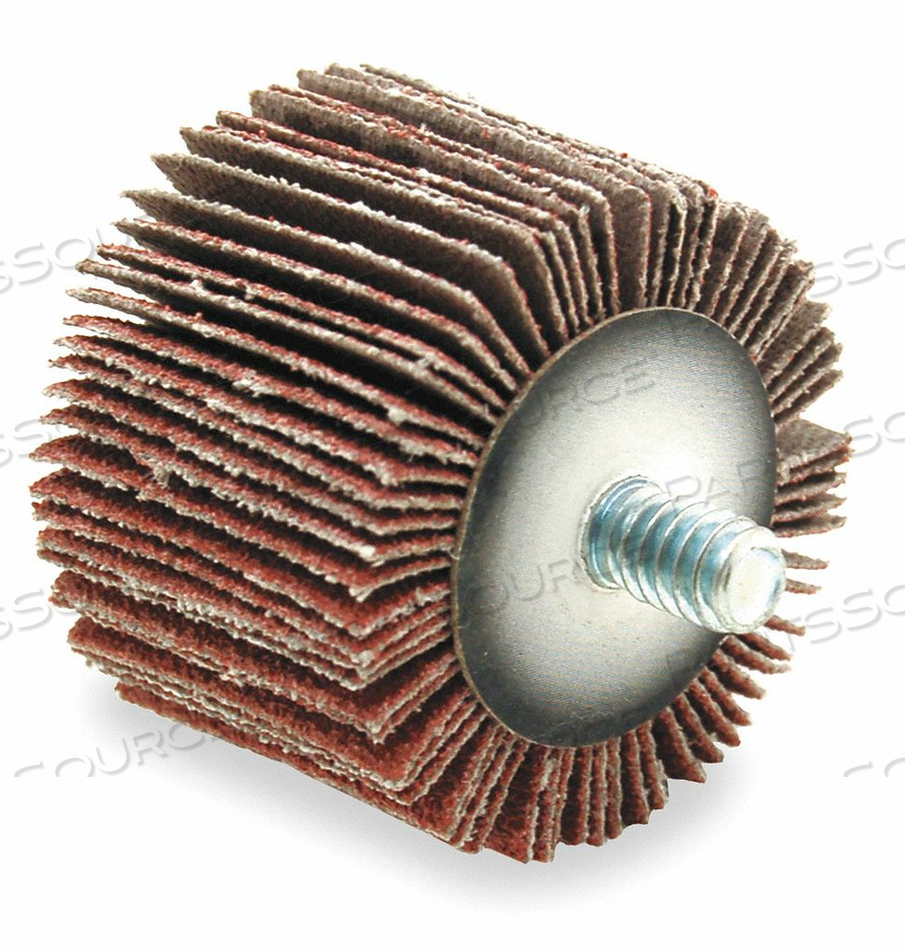 FLAP WHEEL AO 1X1X1/4-20 SHANK 80G by Arc Abrasives FLAP WHEEL AO 1X1X1/4-20 SHANK 80G by Arc Abrasives