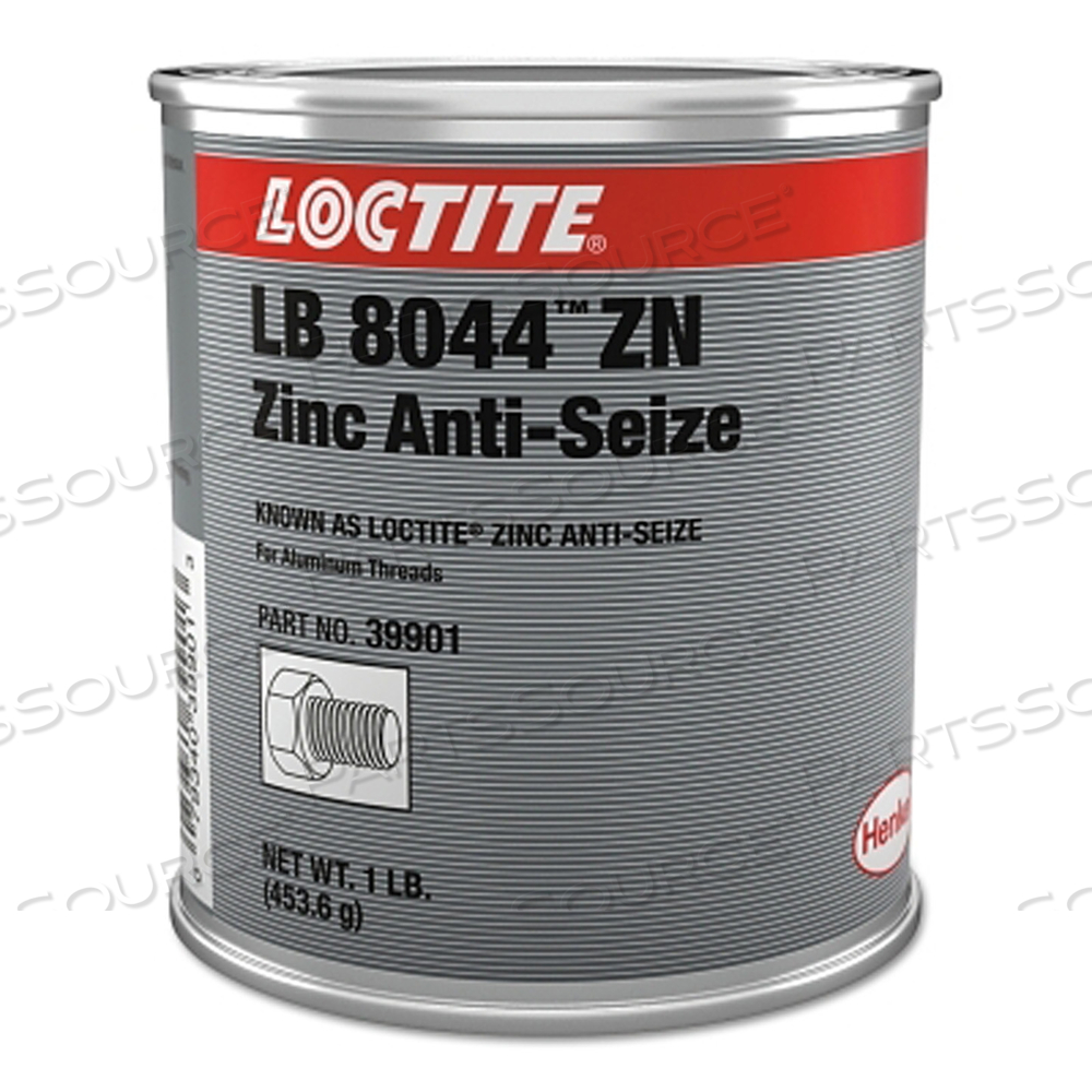LB 8044 ZN ZINC ANTI-SEIZE, 1 LB CAN by Loctite Brand LB 8044 ZN ZINC ANTI-SEIZE, 1 LB CAN by Loctite Brand