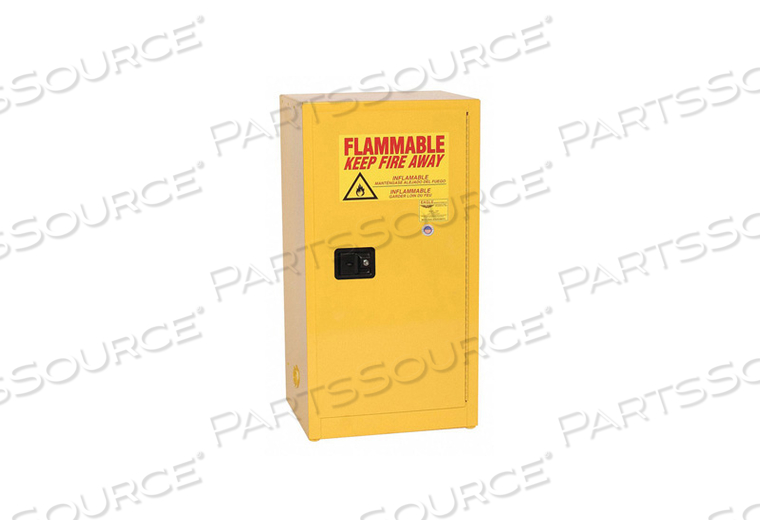 FLAMMABLE LIQUID SAFETY CABINET YELLOW by Eagle