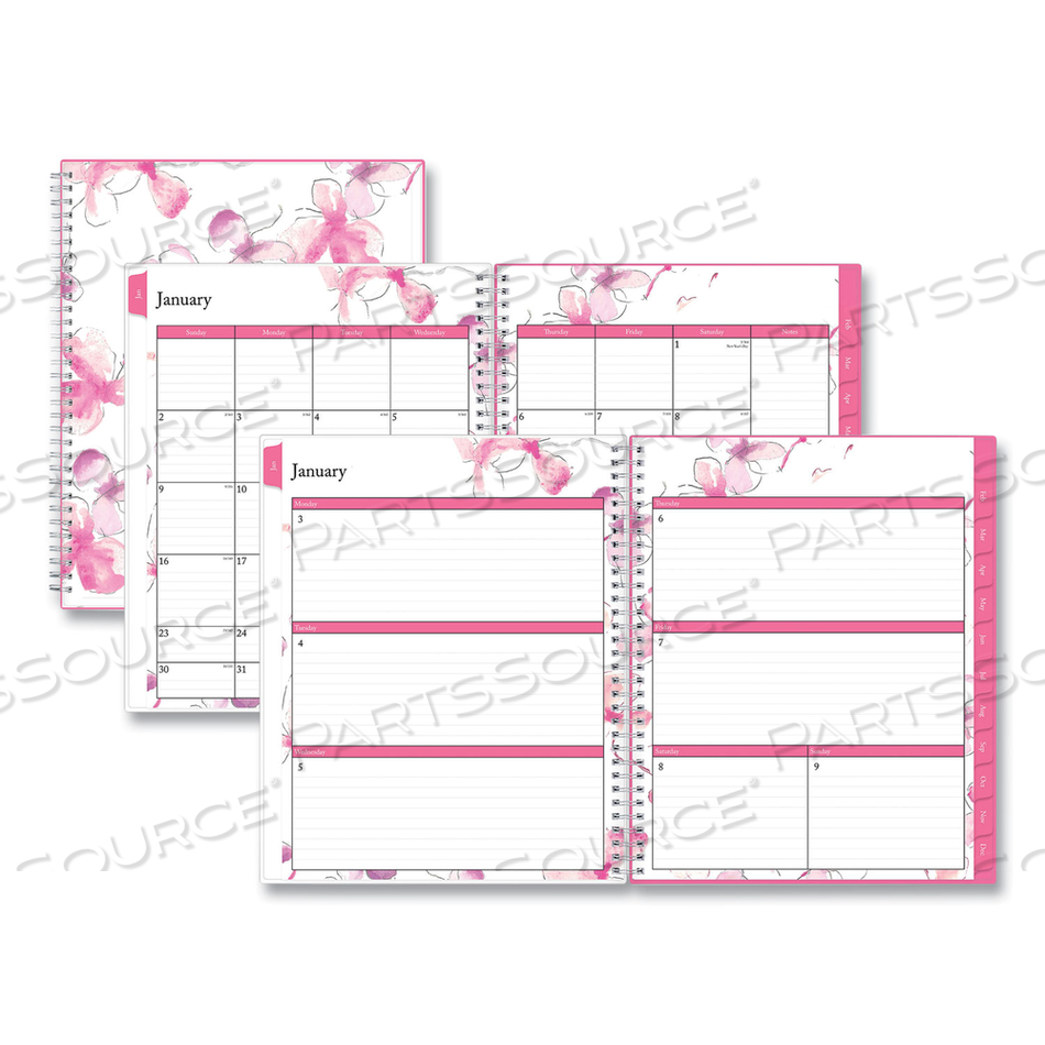 BREAST CANCER AWARENESS CREATE-YOUR-OWN COVER WEEKLY/MONTHLY PLANNER, ORCHID ARTWORK, 11 X 8.5, 12-MONTH (JAN-DEC): 2023 by Blue Sky