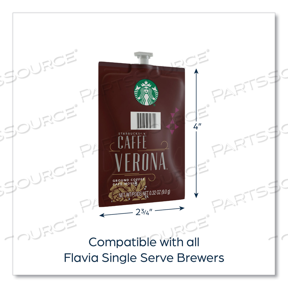 STARBUCKS CAFFE VERONA COFFEE FRESHPACK, CAFFE VERONA, 0.32 OZ POUCH by FLAVIA