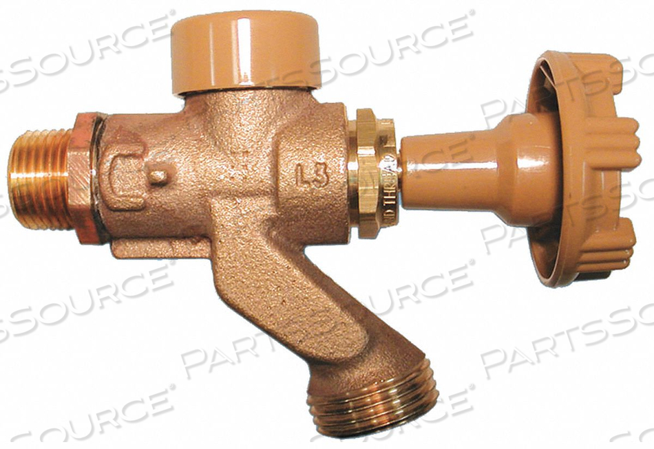 ANTI-SIPHON HOSE BIBB 1/2 IN BRASS by Woodford Manufacturing ANTI-SIPHON HOSE BIBB 1/2 IN BRASS by Woodford Manufacturing