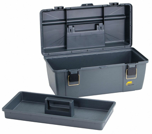 PORTABLE TOOL BOX 20-1/4 IN W GRAY by Plano Molding