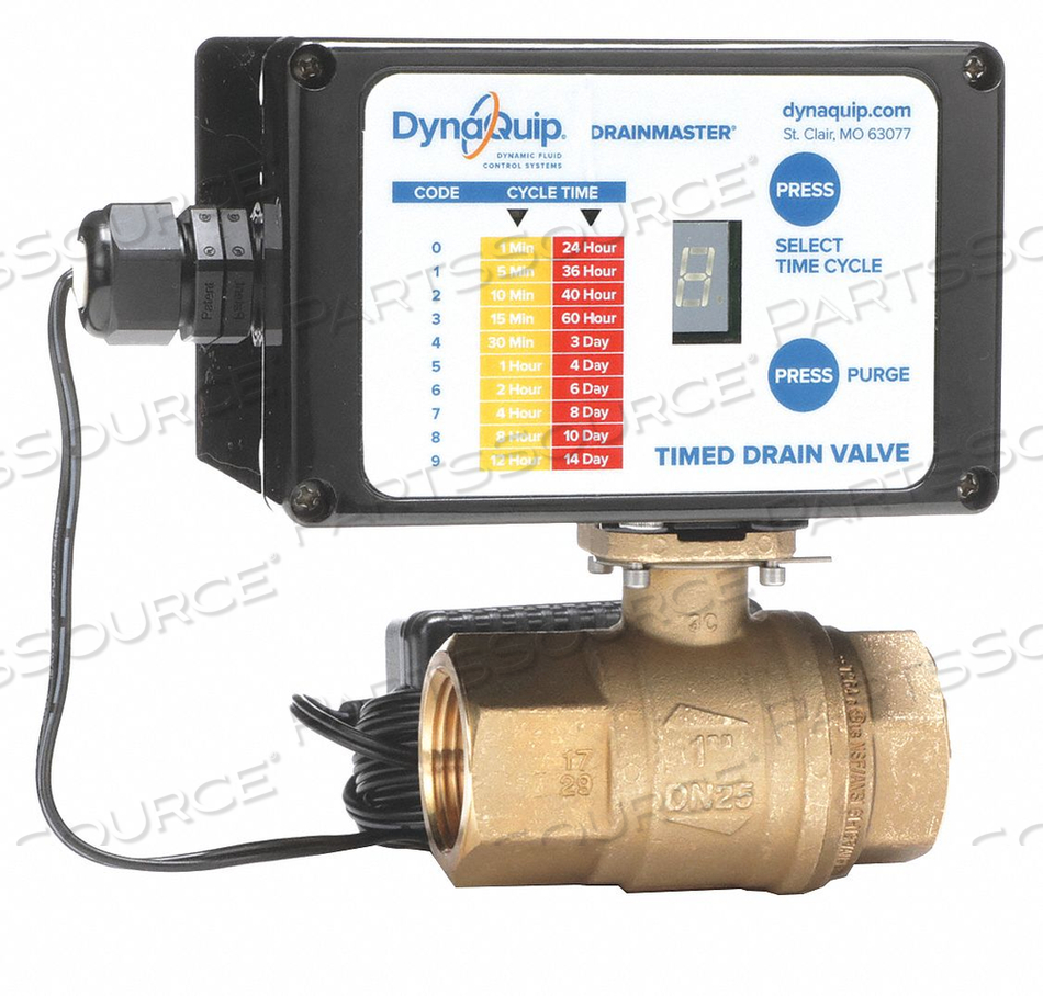 AUTO DRAIN VALVE 115V 1 IN. by Dynaquip Controls AUTO DRAIN VALVE 115V 1 IN. by Dynaquip Controls