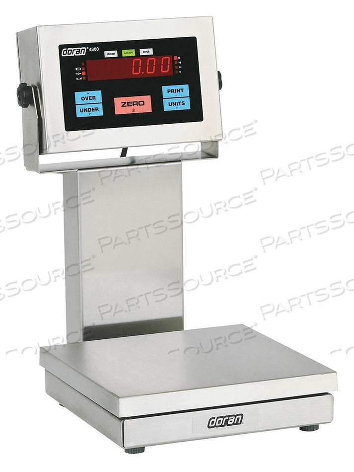 PLATFORM BENCH SCALE 100 LB CAP. DIGITAL by Doran Scales Inc.