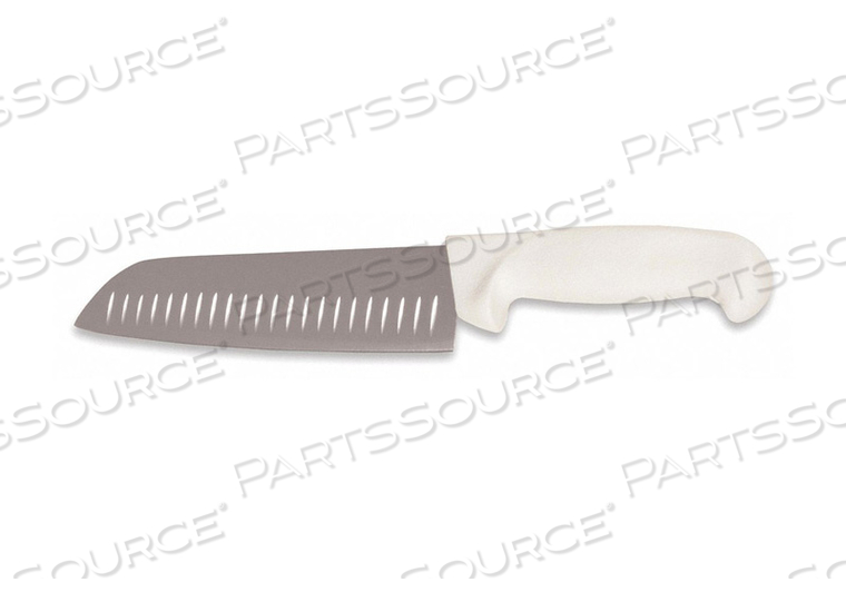 SANTOKU KNIFE STRAIGHT 7 IN L WHITE by Crestware SANTOKU KNIFE STRAIGHT 7 IN L WHITE by Crestware