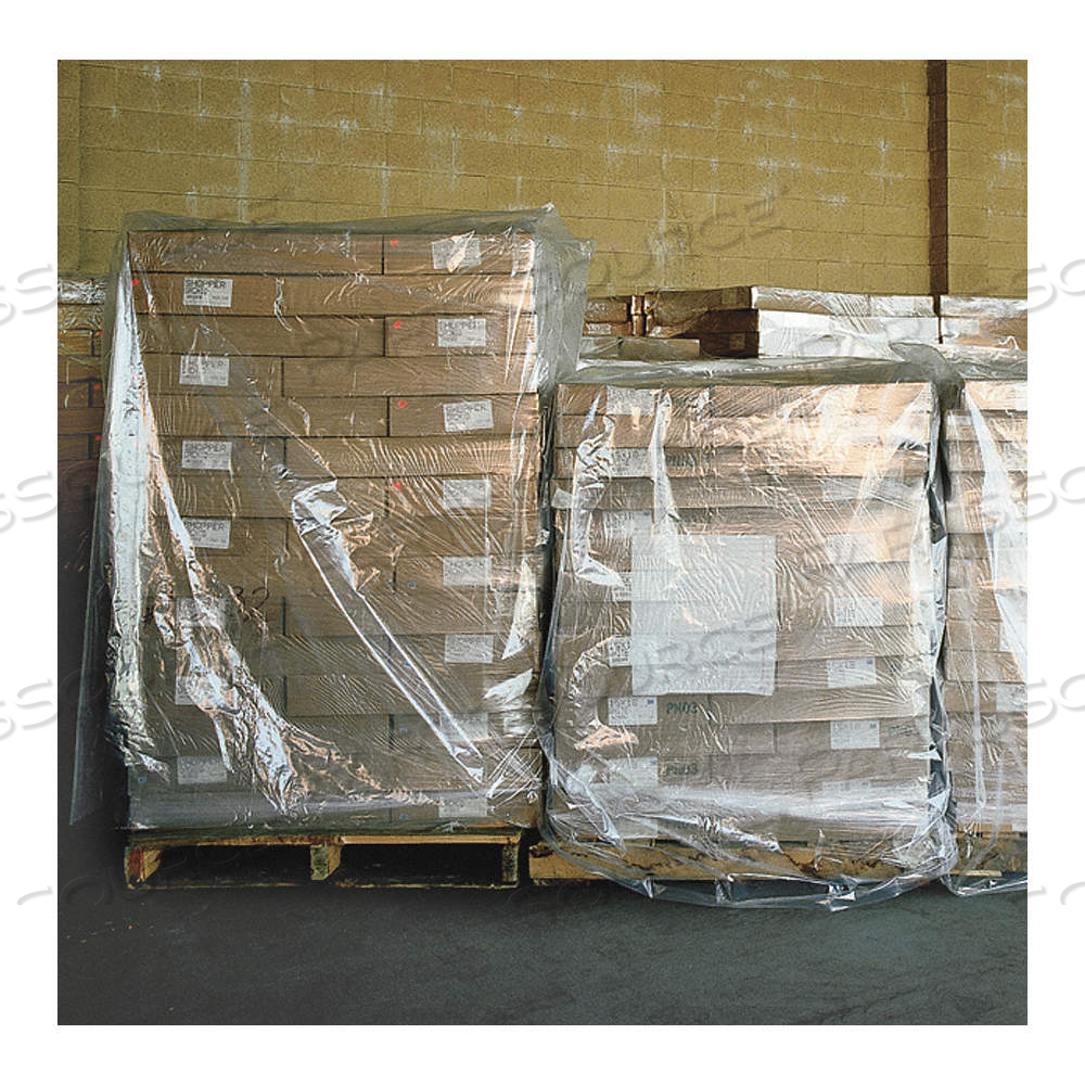 PALLET COVER, 1.5 MIL THICK, CLEAR, 51 IN WD, 49 IN DP, 85 IN LG by Approved Vendor PALLET COVER, 1.5 MIL THICK, CLEAR, 51 IN WD, 49 IN DP, 85 IN LG by Approved Vendor