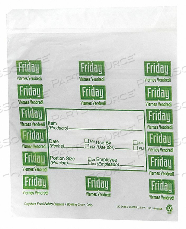 PORTION BAG STANDARD OPEN PK2000 by Daymark