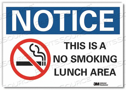 NO SMOKING SIGN SELF-ADHESIVE 3-1/2 IN.H by Lyle Signs Inc. NO SMOKING SIGN SELF-ADHESIVE 3-1/2 IN.H by Lyle Signs Inc.