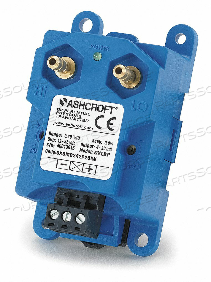 Ashcroft D3848 Pressure Transducer Range 0 to 300 psi 