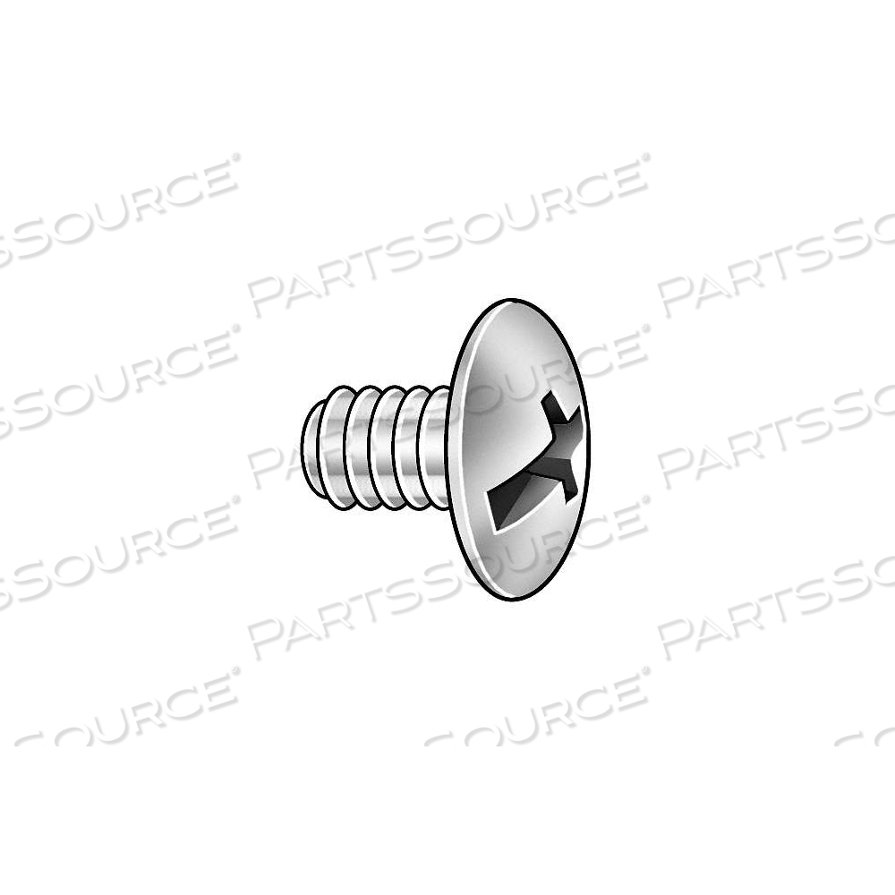BINDING BARREL BOLT SCREW, #8-32 THREAD SIZE, 316 STAINLESS STEEL, PLAIN, TRUSS SCR HD by Approved Vendor BINDING BARREL BOLT SCREW, #8-32 THREAD SIZE, 316 STAINLESS STEEL, PLAIN, TRUSS SCR HD by Approved Vendor